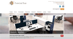 Desktop Screenshot of furnitureteam.dk